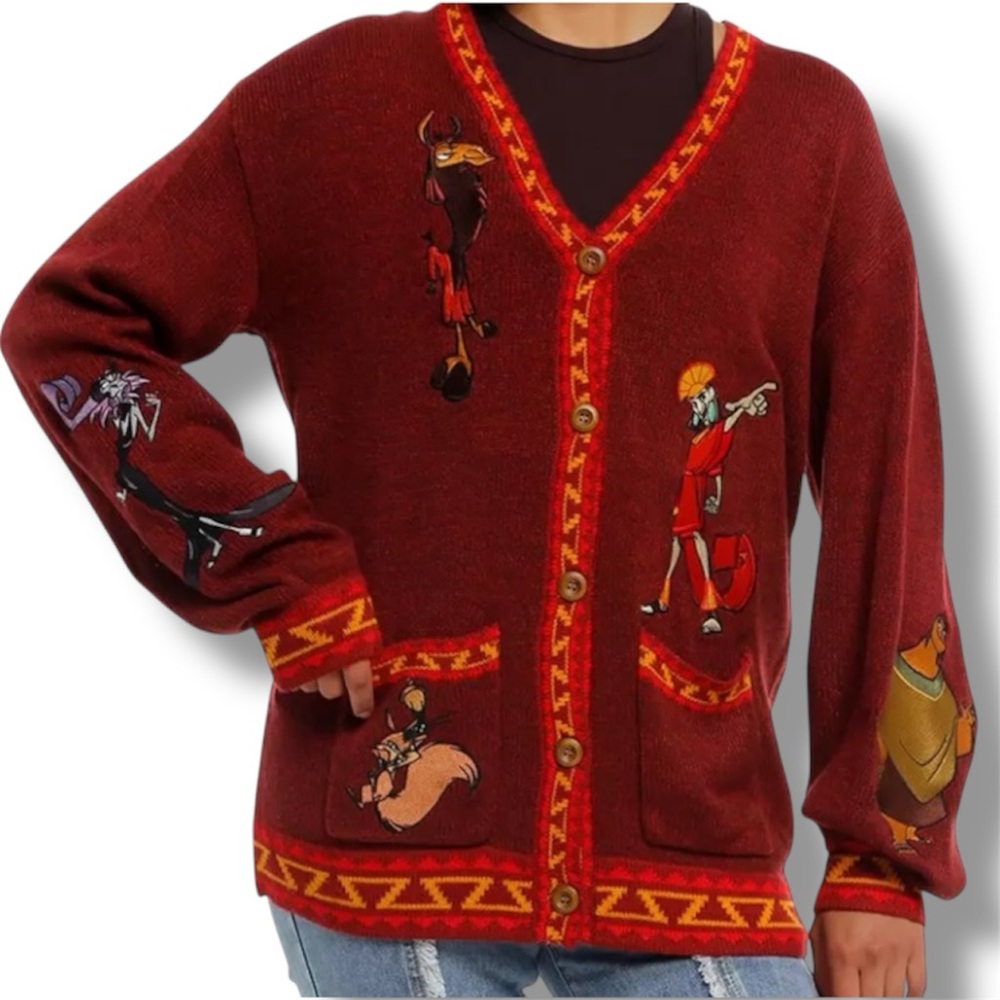 Disney The Emperor's New Groove Character Cardigan